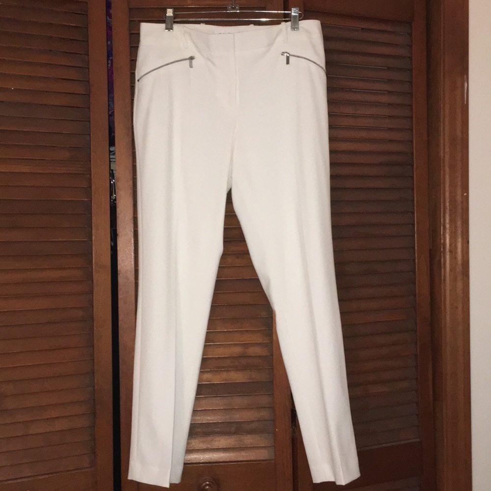 Calvin Klein white dress pants